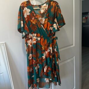 Shein Curve  Floral Dress